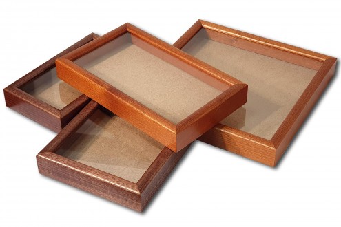 Качественные деревянные рамки со стеклом для изготовления сувениров